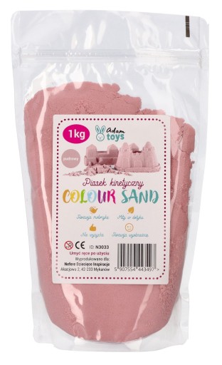 KINETICKÝ PRÁŠKOVÝ PIESOK 1KG FARBY A LEŠT