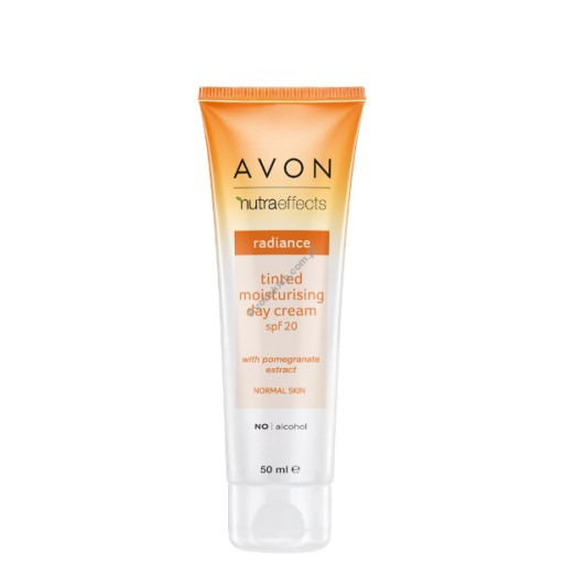 Hydratačný a farbiaci denný krém Avon NUTRA