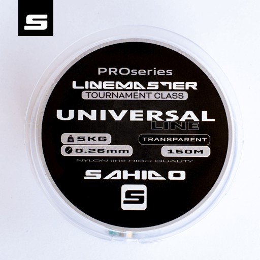 SAHIDO LINEMASTER UNIVERZÁLNY RYBÁRSKY Vlasec 0,26 MM 150 M SILNÝ PLÁVAJ