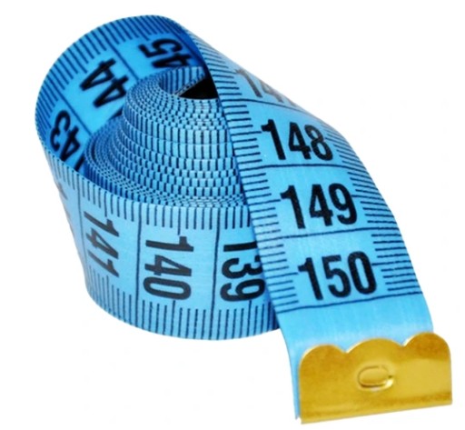 Krajčírsky meter 150 cm 1,5 m, mix farieb, zvinovací meter
