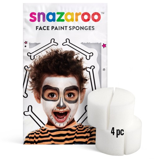 SNAZAROO 4 HUBKY NA MAĽOVANIE NA TVÁR A TELO