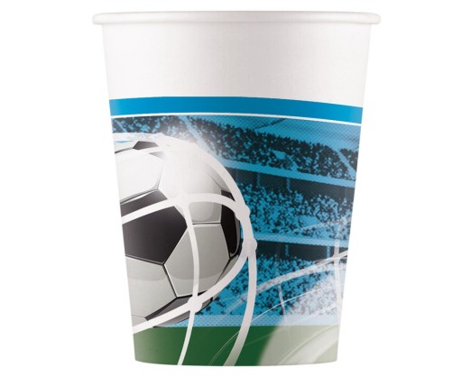 Papierové poháre Futbal Futbal 200 ml 8 ks