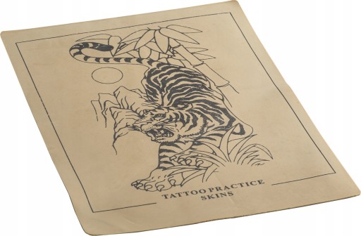 Cvičenie na umelú kožu na učenie sa tetovania, model 23 L-1m Large Tattoo Exercises