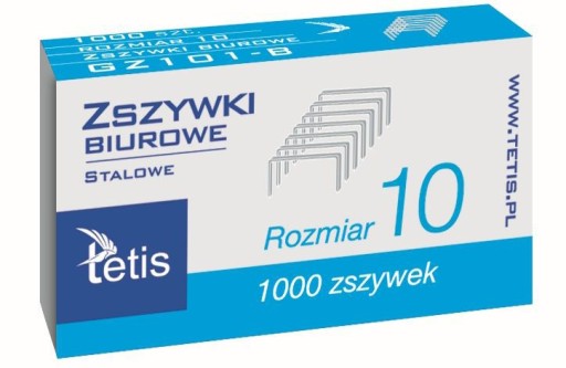 SPONKY TETIS MINI, Č. 10, OCEL, 1000 ks
