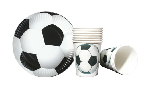 SADA PAPIERA, POHÁRKY, TANIERE, FUTBAL