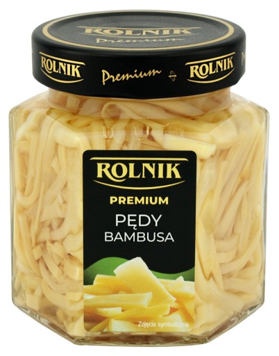 Rolnik Bambusové výhonky prúžky v octovej marináde 314 ml