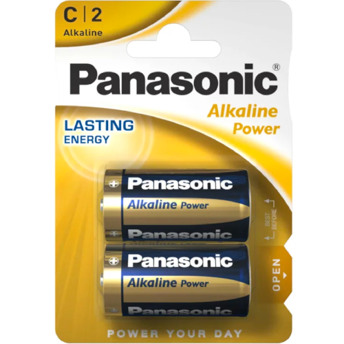 Alkalické batérie Panasonic LR14 C 2 ks.