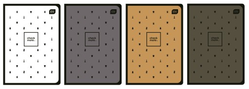 Notebook A5/60 Mriežka 70g SoftTouch Chess Interprint