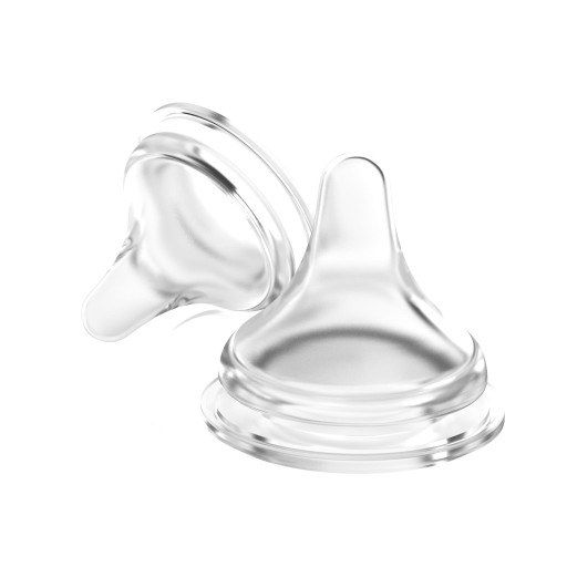 Lansinoh ANTI-COLIC cumlík na fľašu 2 kusy POMALÝ FLOW 1m+ S 2ks