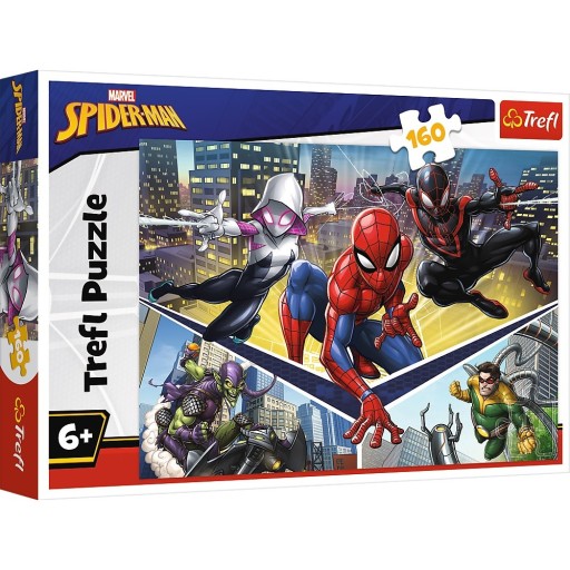HÁDANKA 160 SILA SPIDERMANA Spiderman, Miles Morales, Ghost, Green Goblin
