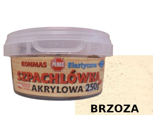 ELASTICKÝ AKRYLOVÝ TMEL KONMAS 250g BREZA