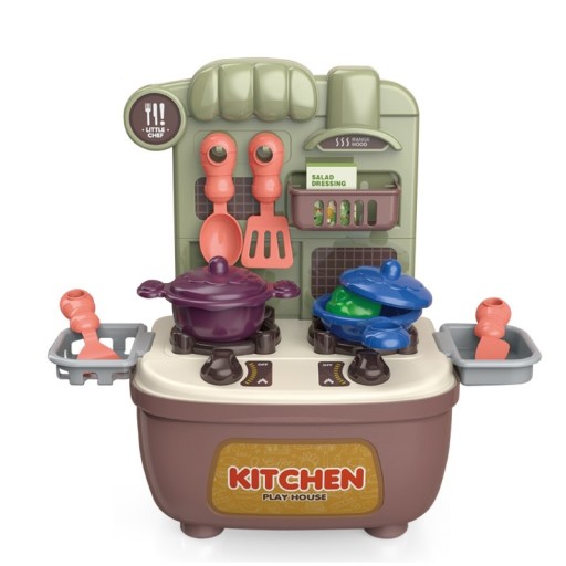 WOOPIE Little Chef Set Kuchynský kufor 2v1 19 ks.