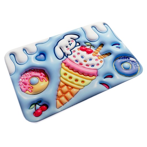 3D protišmykový absorpčný detský koberček do kúpeľne