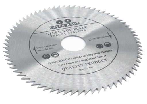 DISK NA DREVO BEZ VIDA 125mm x 22,2 x 72 zubov