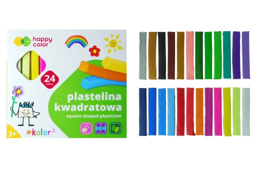 Plastelína Happy Color 24 ks