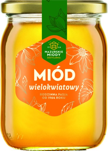Multifloral Honey Mazurskie Miody 400g Nectar Liquid