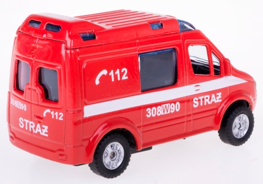 HASIČSKÁ KOVOVÁ DODÁVKA S POHONOM NOVINKA!!!
