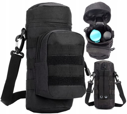 Taktické vojenské Molle puzdro na airsoftovú fľašu