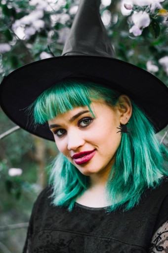 HALLOWEENSKÉ NÁUŠNICE Pavúky 2 ks