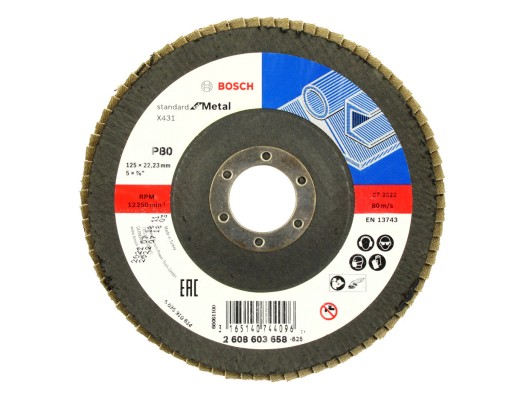 BOSCH KOTOUČ KLAPKA 125mm GR.80 NA KOV