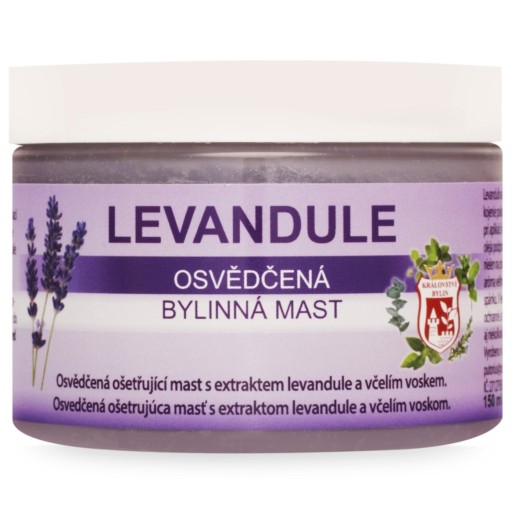 Masť s levanduľovým olejom Uvoľňujúca jemnú pokožku Levanduľa 150 ml Putori