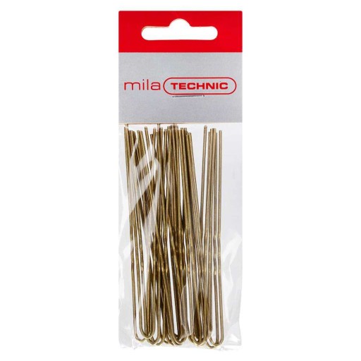 Vlásenka Mila Technic vlnitá, 8,5 cm, zlatá