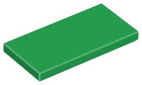 LEGO TILE 87079 2x4 zelené (4g) 4 ks.