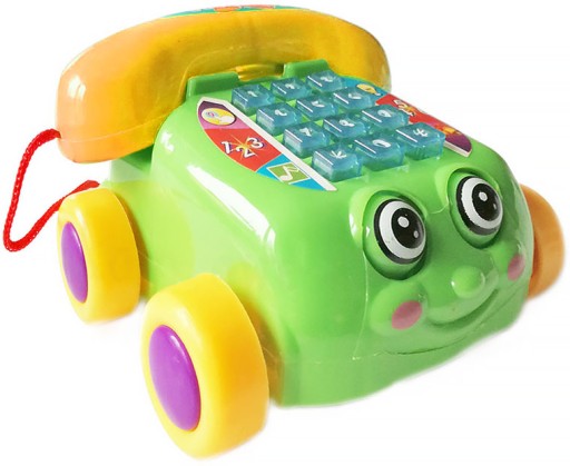 TELEFÓN 0236 INTERAKTÍVNY SO Slúchadlom hracia podložka edukačná hračka pre deti