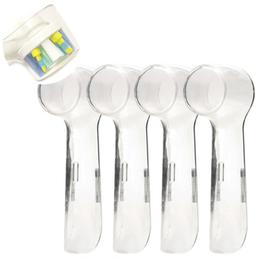 4X KRYT HLAVY KEFKY PRE ORAL-B 3D