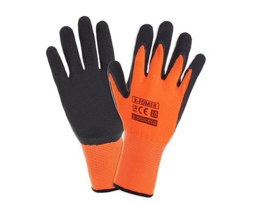 Rukavice GFOTEX, pracovné rukavice POLYESTER, BOZP