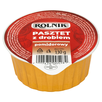 Paradajková paštéta s hydinovým mäsom 130g Rolník