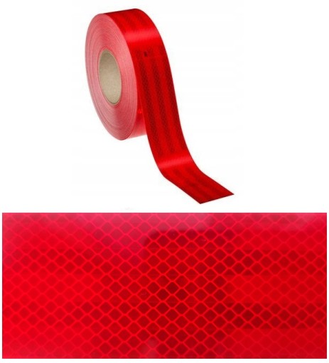 3M 983-72 KONTUROVÁ REFLEXNÁ PÁSKA samolepiaca 55mm/1m červená reflex.