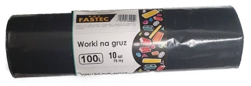 VEĽKÉ ČIERNE PEVNÉ GUĽOVÉ VRATKY 75µ100L 10KS