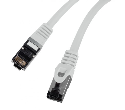 PATCHCORD CAT.8.1 S/FTP LSZH CU 3M GREY FLUKE PASSED LANBERG