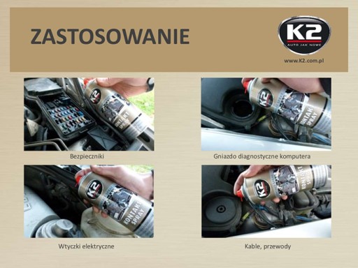 K2 KONTAKT TUK na ČISTENIE KONTAKTOV KÁBLOV