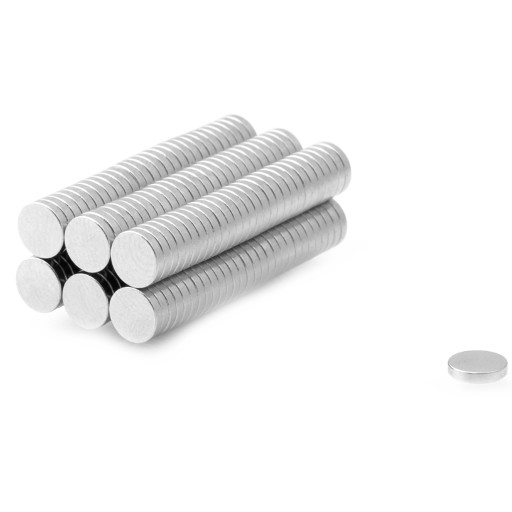 SILNÝ VALEC NEODYMIOVÝ MAGNET 6x2,5 SET. 10 ks.