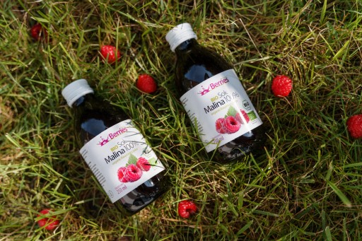 Bio malinová šťava 100% Bio malinová šťava 250 ml