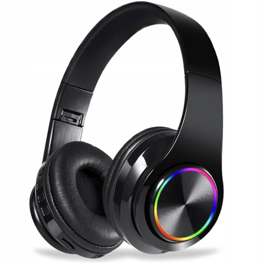 BEZDRÔTOVÉ SLÚCHADLÁ BLUETOOTH 5.0 MIKROFÓN RGB OSVETLENIE