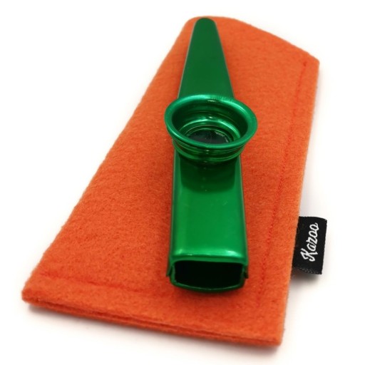 Zelené POUZDRA KAZOO Orange + MEMBRÁNA - Perfektný darček pre deti