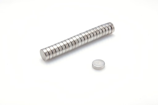 Neodymový magnet valcový MW 8x2,5 N38 10 ks