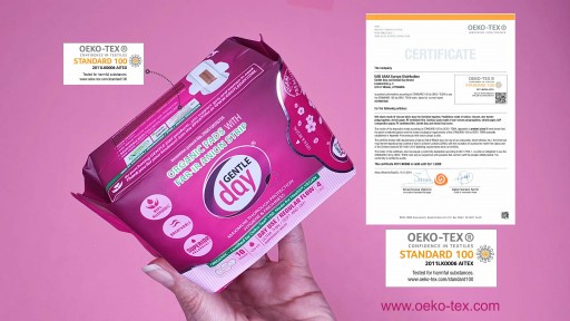 GENTLE DAY ECO Ekologické hygienické vložky na deň, 10 ks