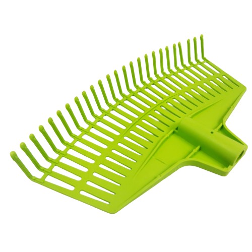 PLASTOVÉ HRABLE, LÍSTKY TRÁVY, PAPATY, 40CM