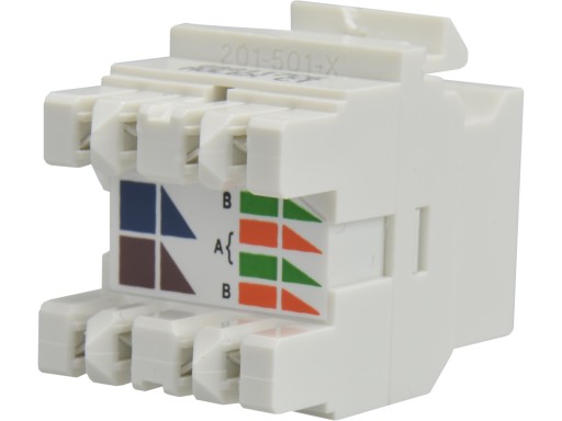 Molex Keystone RJ45 UTP cat.6 modul biely