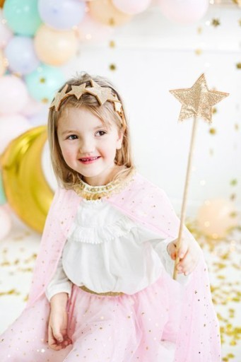 ZLATÁ HVIEZDA PRÚTIK 36 CM VÍLA PRINCEZNÁ