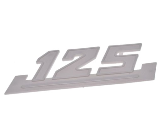 WSK 125 Odznak bočného krytu Biely