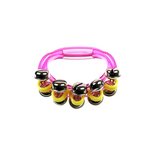 KERA AUDIO G12B RUŽOVÝ JANESSARS 10 ZVONČOV RATTLE BRILLS