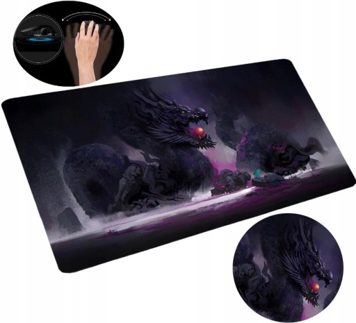 Veľká herná podložka pod myš Smok Desk XXL