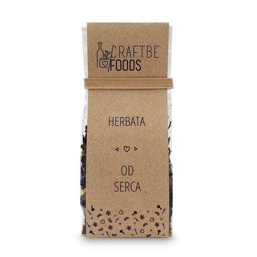 ČIERNY ČAJ ZO SRDCA, PRÍRODNÉ, ZDRAVÉ BYLINKY, 60G