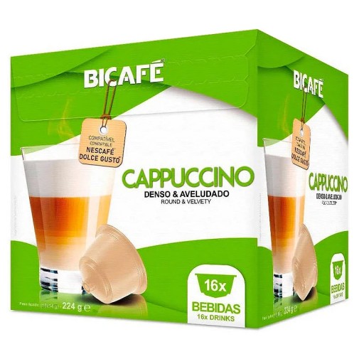 Kávové kapsuly Bicafe CAPPUCCINO pre Dolce Gusto 16