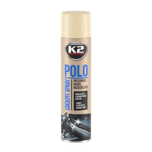 K2 POLO KOKPIT 600ML. VANILKOVÉ ČISTENIE KOKPITU